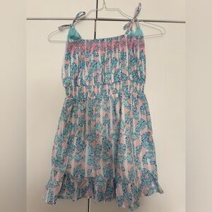 NWOT Tropical Palm Dress